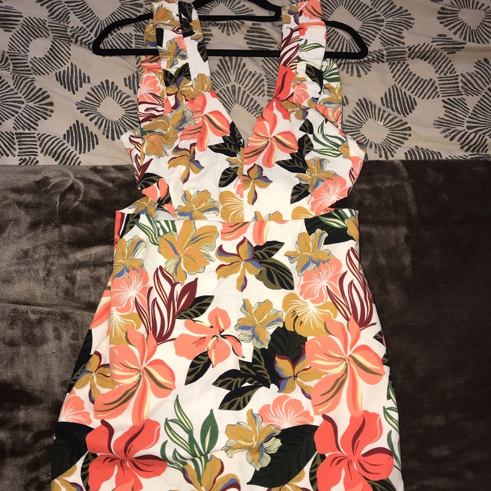Zara Multicolor Romper Dress